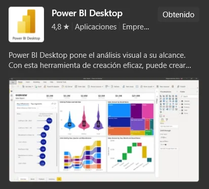 Power BI Tienda Microsoft